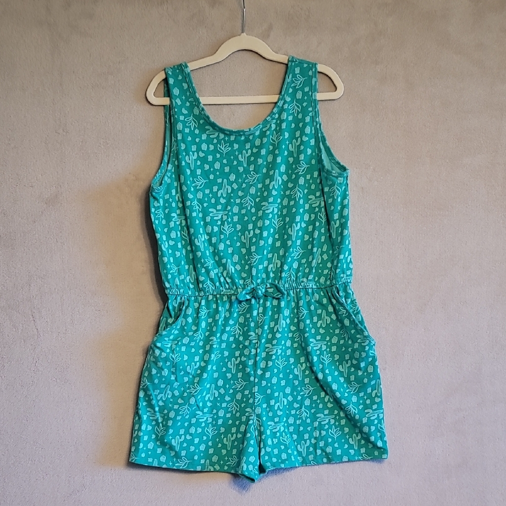Wonder Nation Turquoise Kids Romper